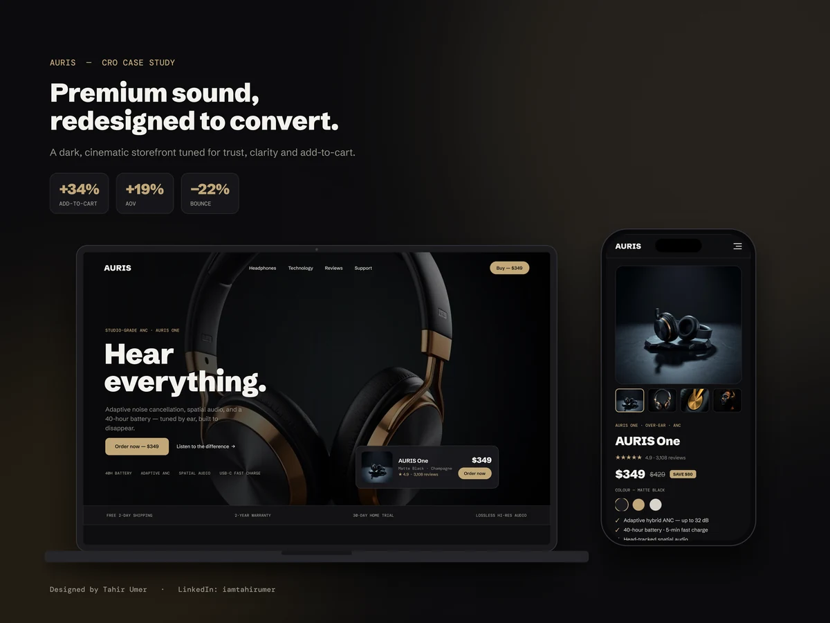 AURIS — Premium Audio Storefront