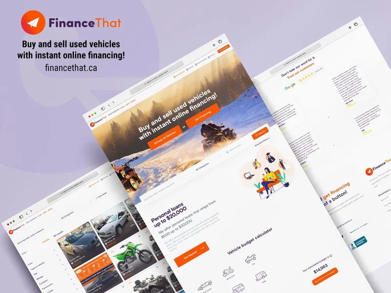 FinanceThat — Vehicle Marketplace
