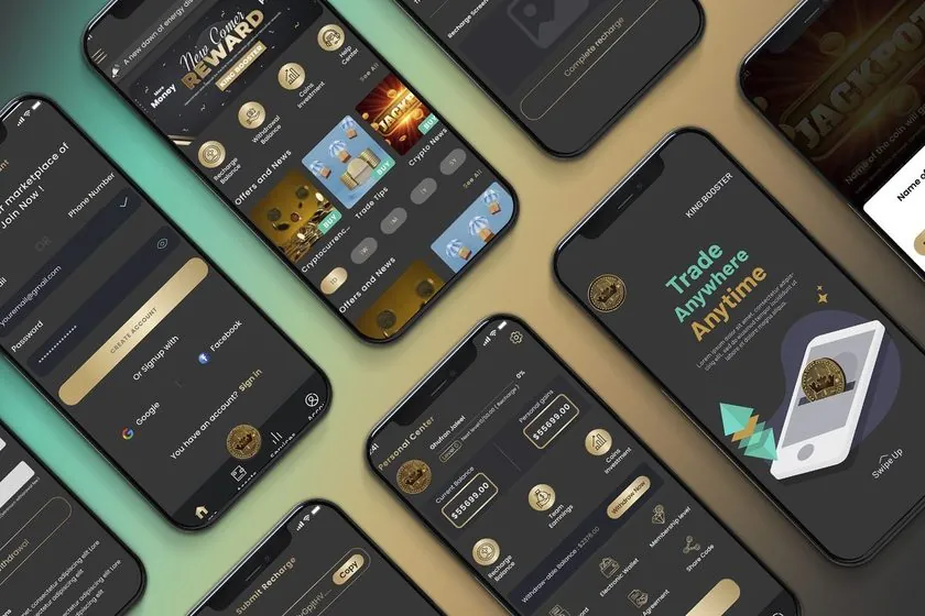 King Booster — Crypto Trading App