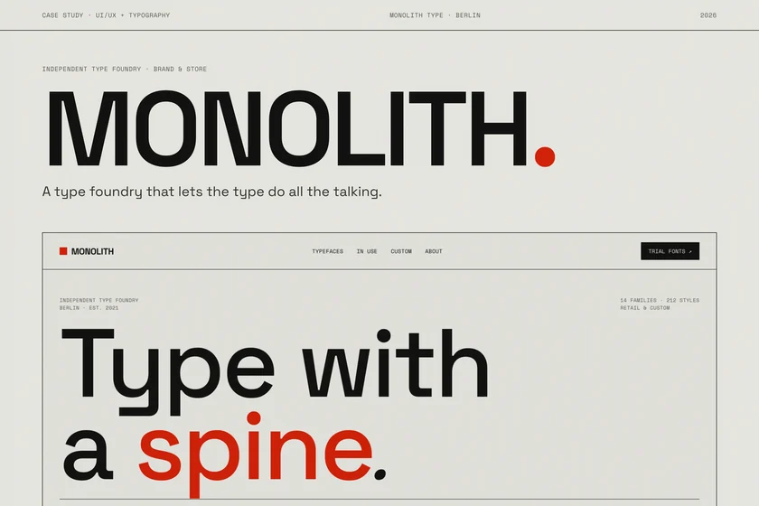 MONOLITH — Type Foundry