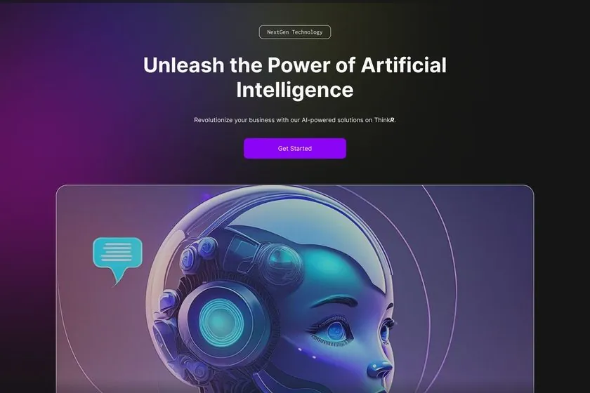 ThinkR — AI SaaS Landing