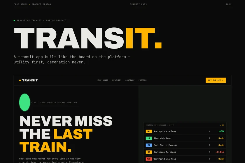 TRANSIT — Real-time Transit App