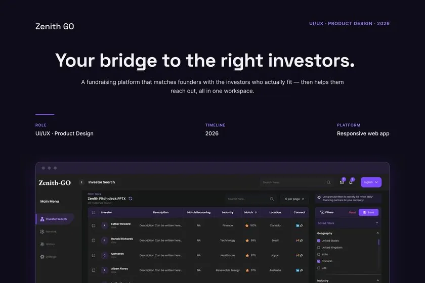 Zenith GO — On-Demand Service App