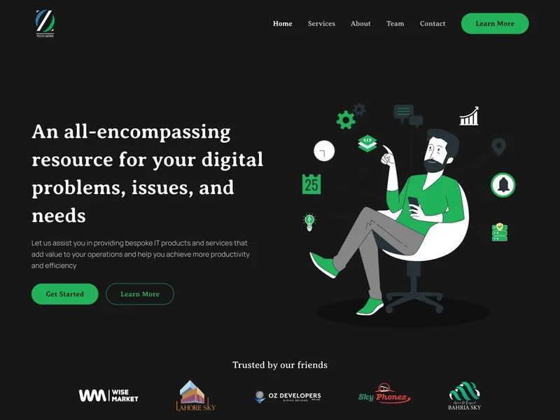 OZ Techwork — Digital Solutions Agency