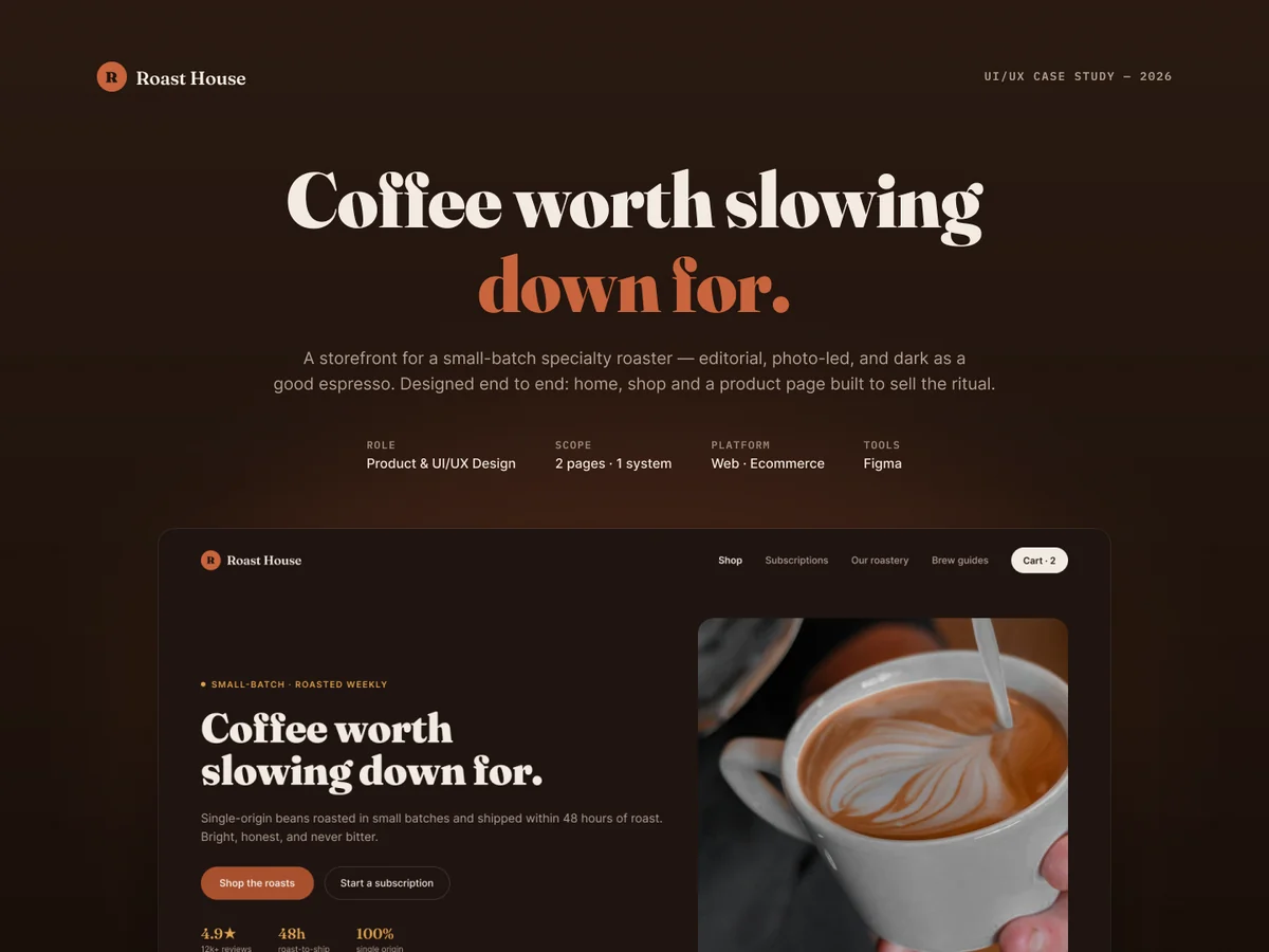 Roast House — Specialty Coffee