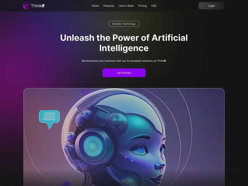 ThinkR — AI SaaS Landing